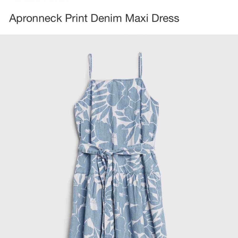 NWT Gap Apron neck dress